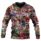 Winter Village Spirit Of Giving Art – 3D Hoodie