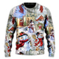Christmas Snowman Merry Xmas Style – Sweater - Ugly Christmas Sweater