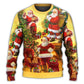 Christmas Santa Story Happy Xmas Art – Sweater - Ugly Christmas Sweater