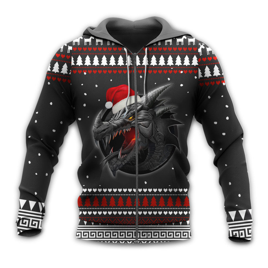 Christmas Dragon Strong Holiday Style - 3D Hoodie