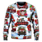 Gnome And Christmas Truck Merry Xmas – Sweater - Ugly Christmas Sweater