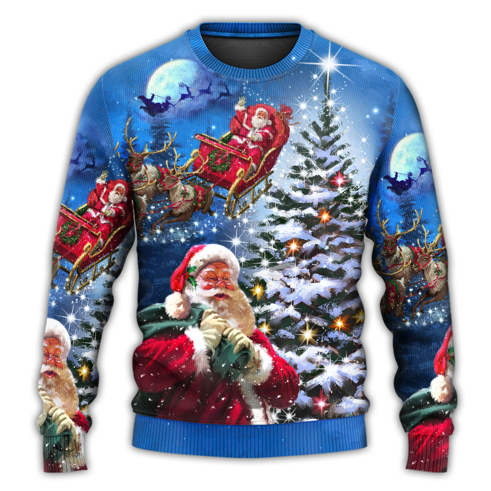 Christmas Santa Story Happy Xmas Is Coming – Sweater - Ugly Christmas Sweater