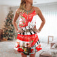 Christmas Love Music Happy Life – Women's Summer Sleeveless V-Neck Camisole Dress