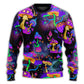 Hippie Mushroom Life Lover Art – Sweater - Ugly Christmas Sweater