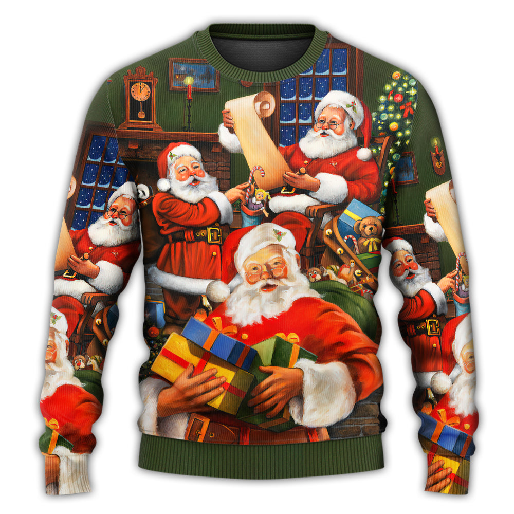 Christmas Santa Gift For Xmas Art – Sweater - Ugly Christmas Sweater