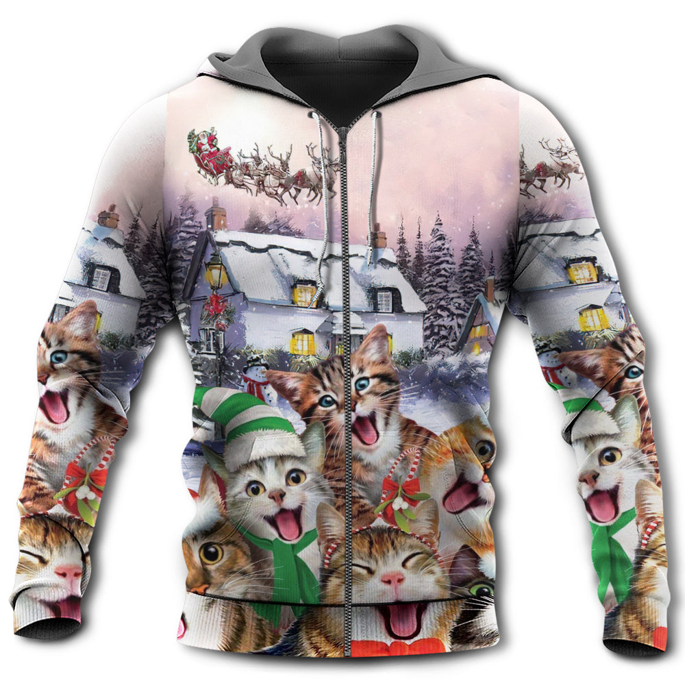 Christmas Cat Only One You Need - 3D Hoodie