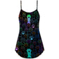Cute Little Cat Paw Print – Women's Summer Sleeveless V-Neck Camisole Dress