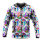 Guitar Color Mix Artistic Style - Hoodie