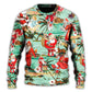 Christmas Santa Vacation Beach Joyful – Sweater - Ugly Christmas Sweater