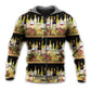 Wine Tasting Border Stripe Style - Hoodie