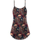 Christmas Tattoo Skull Amazing – Women's Summer Sleeveless V-Neck Camisole Dress