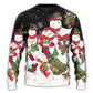 Christmas Cute Snowman Cardinal Happy Xmas – Sweater - Ugly Christmas Sweater