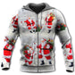 Christmas Santa Always With You Art Style - Hoodie
