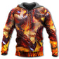 Red Dragon Skull Fire - 3D Hoodie