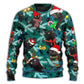 Christmas Black Cat Jolly Holiday Style – Sweater - Ugly Christmas Sweater