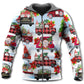 Gnome And Christmas Truck Merry Xmas - 3D Hoodie