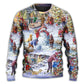 Christmas Winter Holiday Santa Style – Sweater - Ugly Christmas Sweater