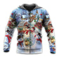 Christmas Snowman Lover Happy Couple - Hoodie