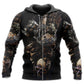 Skull King Forever Quote Art – 3D Hoodie