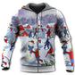 Christmas Children Love Snowman Christmas Town - Hoodie