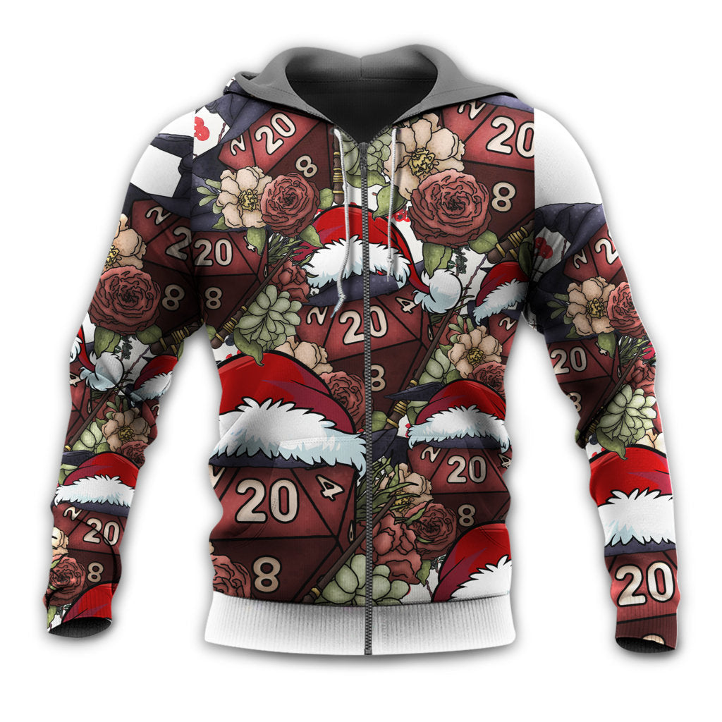 Christmas Dice Witchy Holiday Vibe - 3D Hoodie