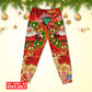 Christmas Santa Claus Drinking Christmas Tree Red Light - Pajamas Long Sleeve - Owls Matrix LTD