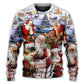 Christmas Santa Holiday Fun Quote – Sweater - Ugly Christmas Sweater