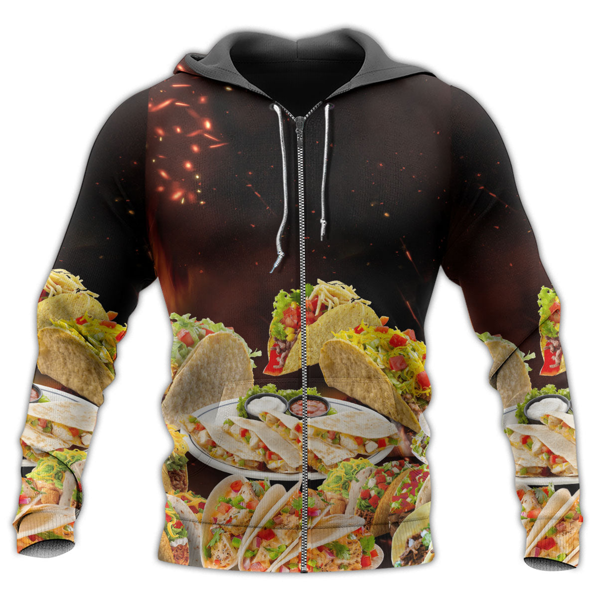 Tacos Fast Food Lover - 3D Hoodie