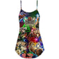Cowboy Rodeo Merry Christmas – Women's Summer Sleeveless V-Neck Camisole Dress