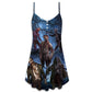 Halloween Zombie Dark Scary – Women's Summer Sleeveless V-Neck Camisole Dress
