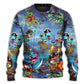 Halloween Pirate Dinosaur Fantasy Art – Sweater - Ugly Christmas Sweater