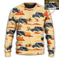 Hot Rod Vintage Cowboy Landscape Art – Sweater - Ugly Christmas Sweater