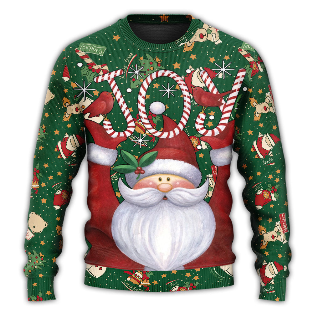 Christmas Santa Lover Joyful Style – Sweater - Ugly Christmas Sweater