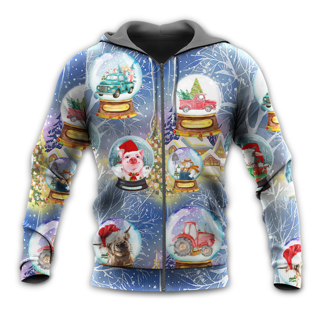 Christmas Farmer Funny Holiday Style - 3D Hoodie