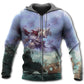Santa Fantasy Battle Art - 3D Hoodie