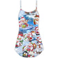 Santa And Snowman Holiday Village – Women's Summer Sleeveless V-Neck Camisole Dress