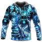 Christmas Deer Snowman Glow - 3D Hoodie