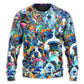Dog Lover Delight Art Style – Sweater - Ugly Christmas Sweater