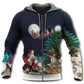 Christmas Santa Giving Gifts Christmas Night - Hoodie