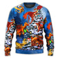 Christmas Dragon Family Love Light Art – Sweater - Ugly Christmas Sweater