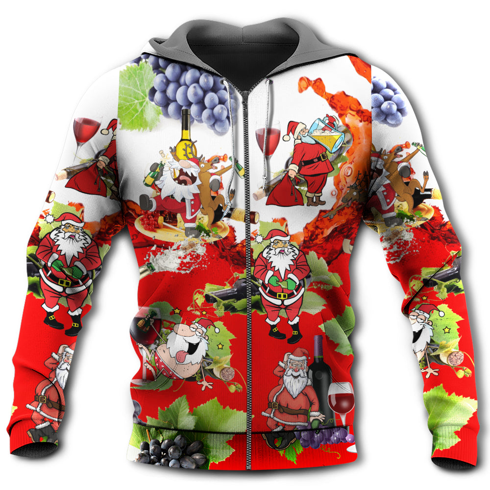 Santa Holiday Party Fun - 3D Hoodie