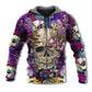 Neon Psychedelic Mushroom Art - 3D Hoodie
