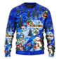 Christmas Snowman Chilling With Friends – Sweater - Ugly Christmas Sweater