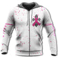 Breast Cancer Awareness Wear Pink Message - Hoodie