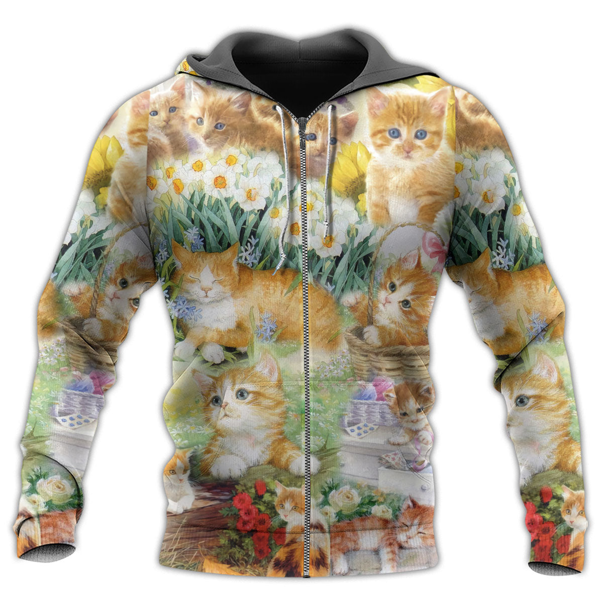 Cat Lover Artistic Style - 3D Hoodie