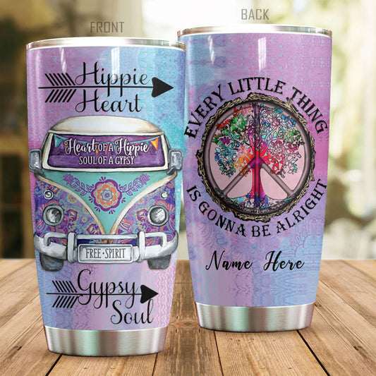 Hippie Heart Lover Personalized 20 Oz Tumbler