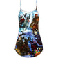 Christmas Stay Cool Santa Style – Women's Summer Sleeveless V-Neck Camisole Dress