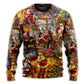 Santa Christmas Happy Holiday Season Of Joy – Sweater - Ugly Christmas Sweater