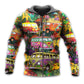Hippie Peace Bus Colorful Life Style - Hoodie