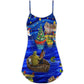 Christmas Fishing Lover Happy Holiday – Women's Summer Sleeveless V-Neck Camisole Dress